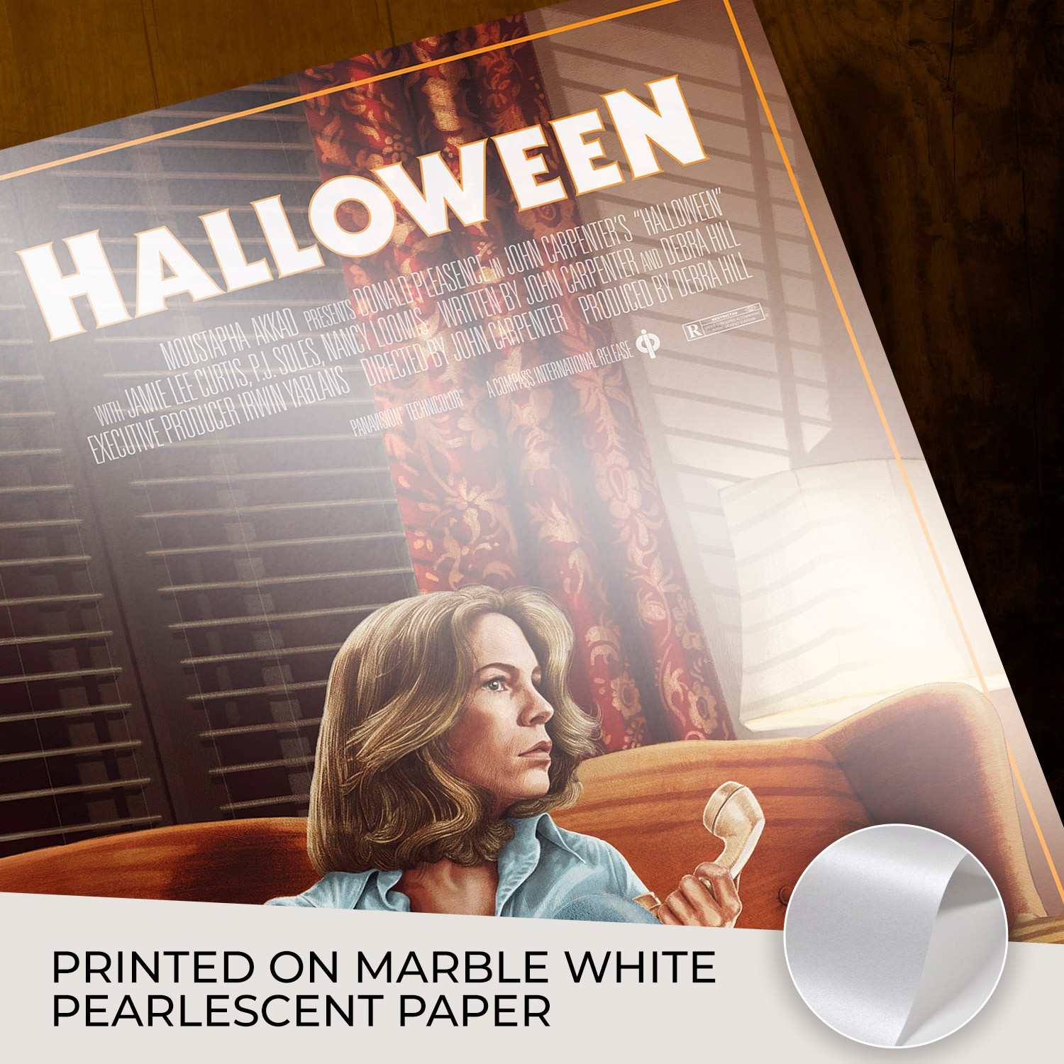 Halloween Halloween By Adam Stothard (Pearlescent) Movie Poster  View 3