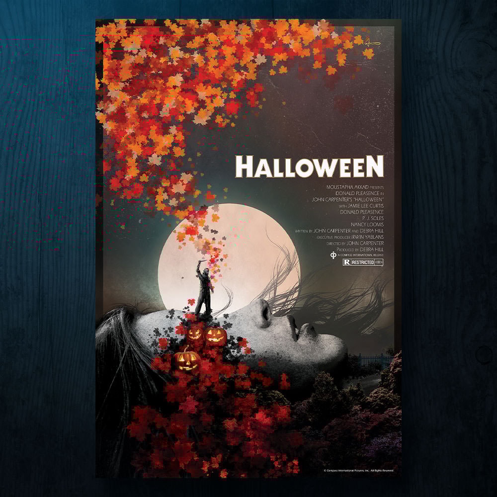 Halloween By Edgar Ascensão (Pearlescent) Movie Poster by Moor Art