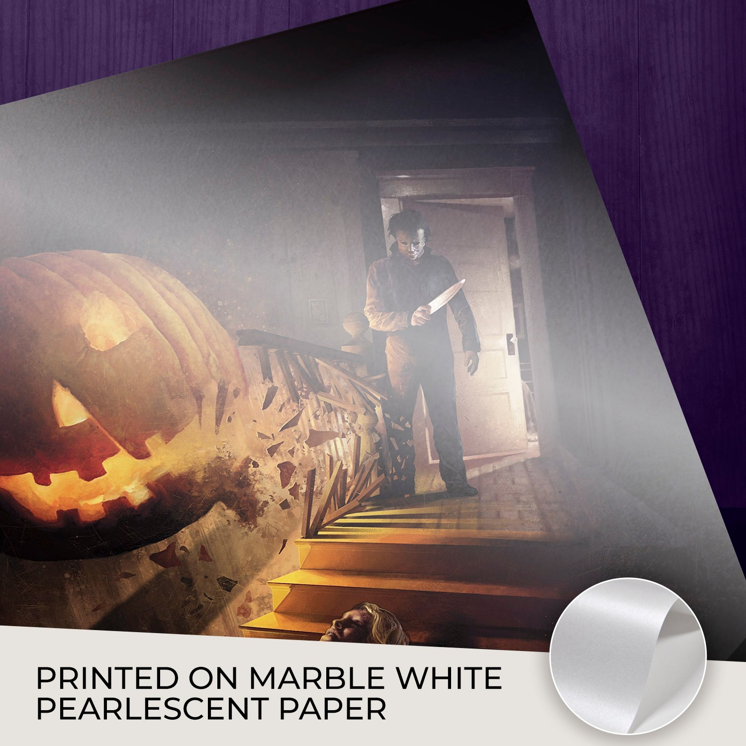 Halloween Halloween By Attila Szarka (Pearlescent) Movie Poster  View 3