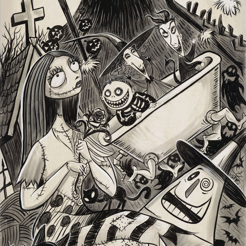 Disney Twas the Nightmare Before Christmas Art Print  View 5