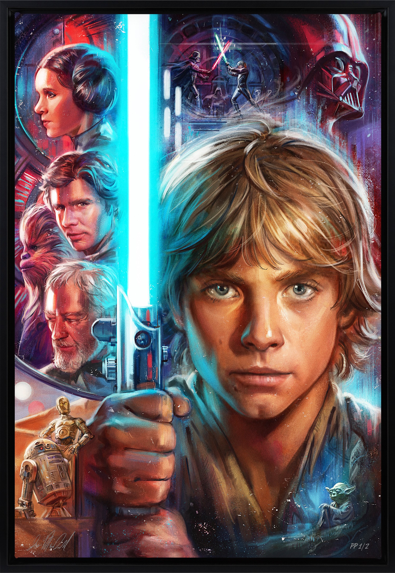 Star Wars Star Wars: The Skywalker Saga IV V VI Movie Poster  Exclusive Edition View 5