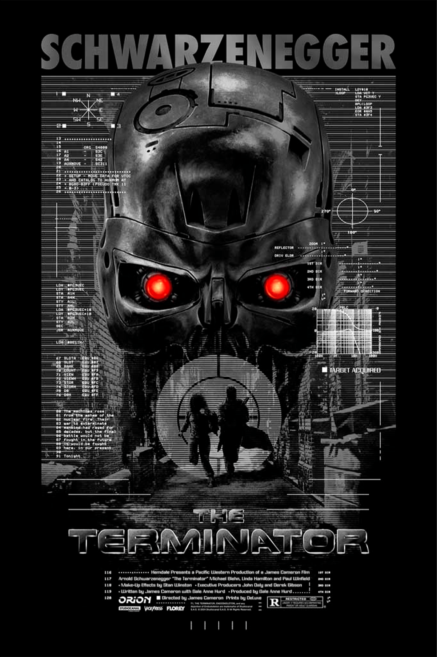 Terminator The Terminator Foil Variant Movie Poster  View 3