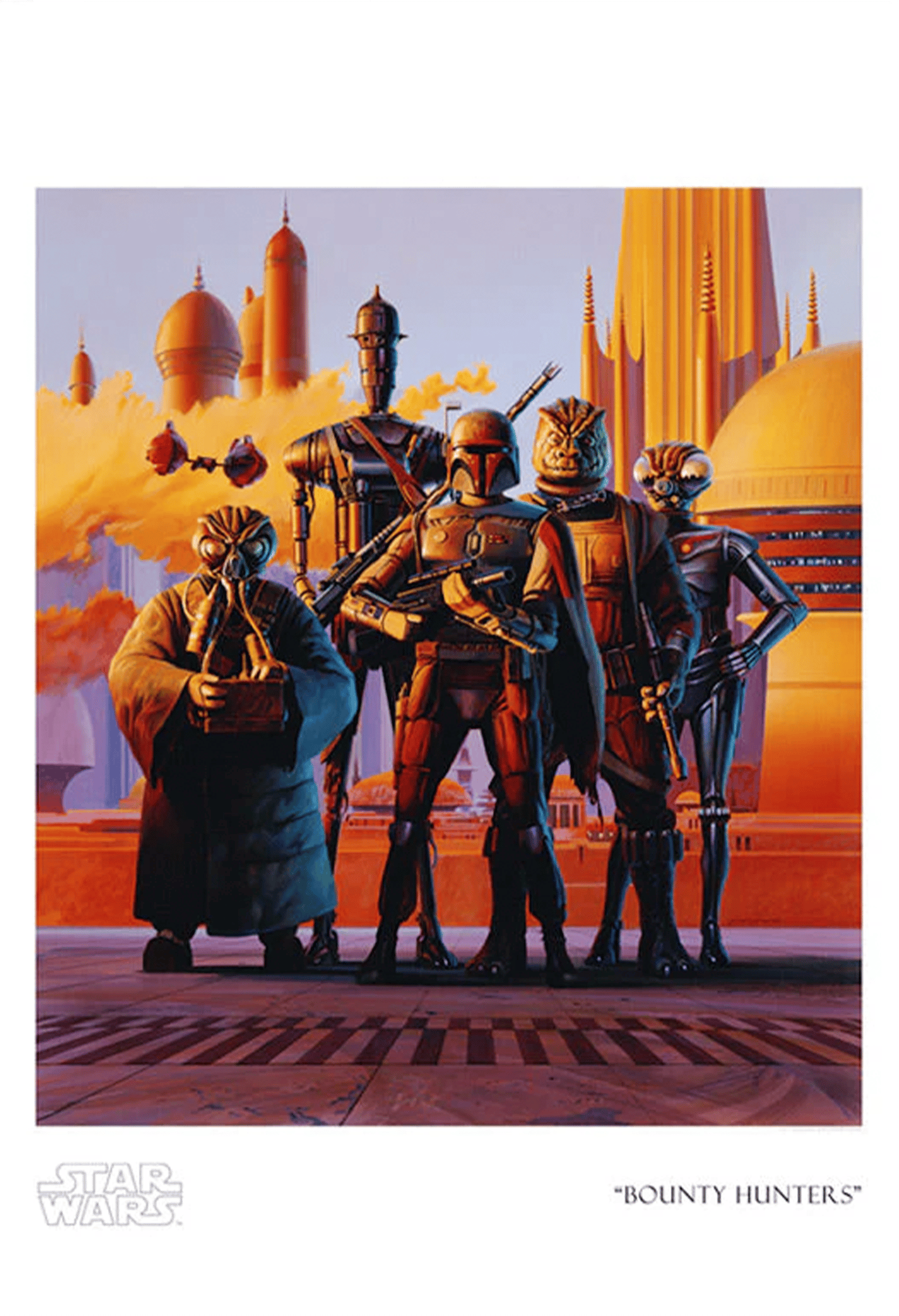 Star Wars Bounty Hunters Art Print  View 3
