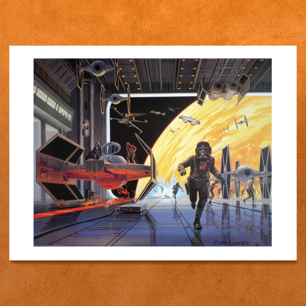 Star Wars TIE Defense Art Print  View 1