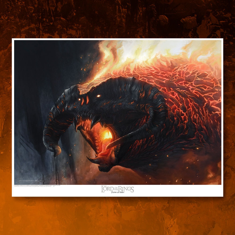 The Lord of the Rings Flame of Udûn: The Balrog Art Print  View 1