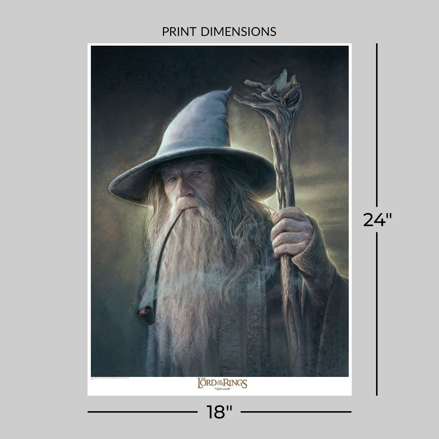Gandalf: Mithrandir Fine Art Print by Jerry Vanderstelt | Sideshow