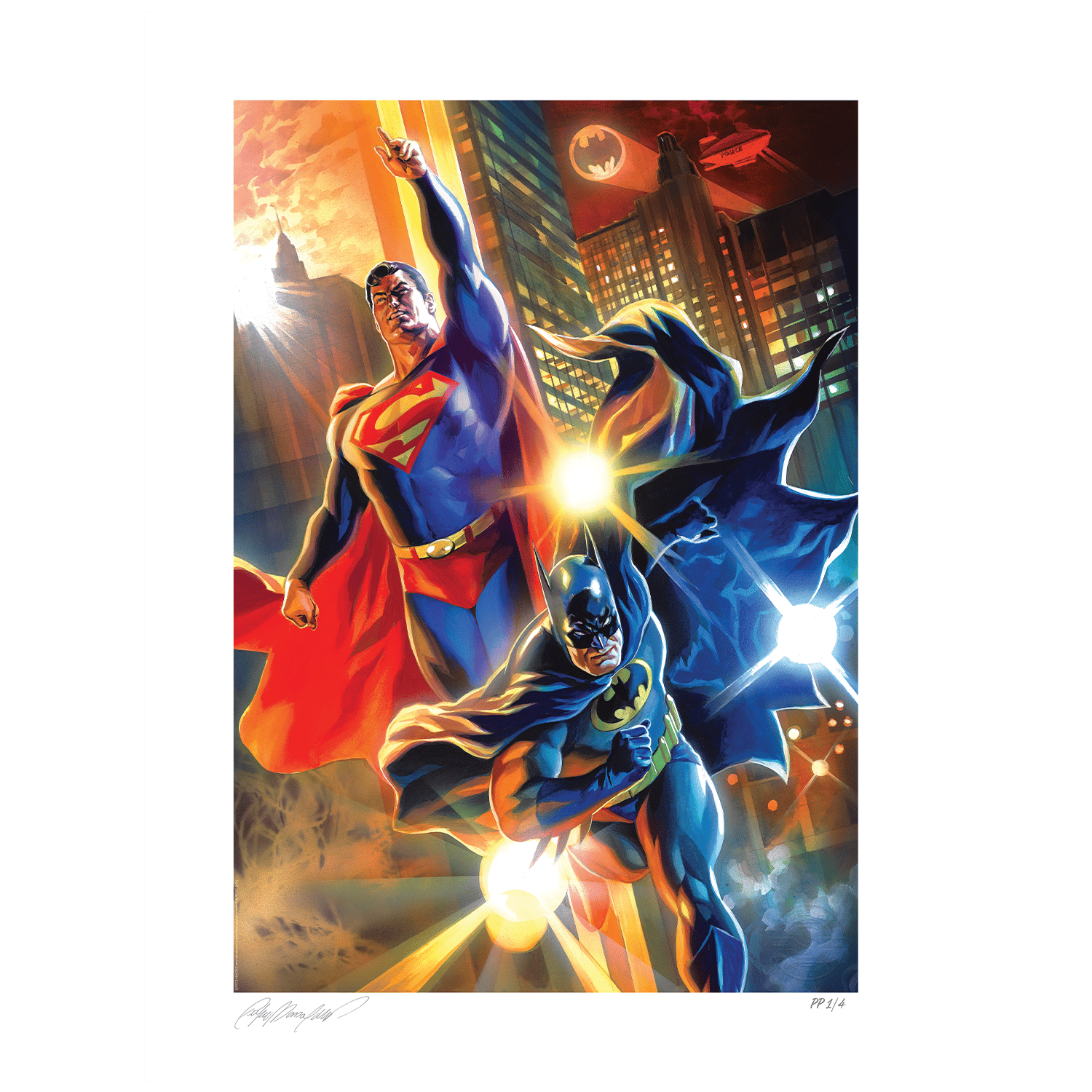 DC Comics Batman & Superman: World's Finest Art Print  Exclusive Edition View 6