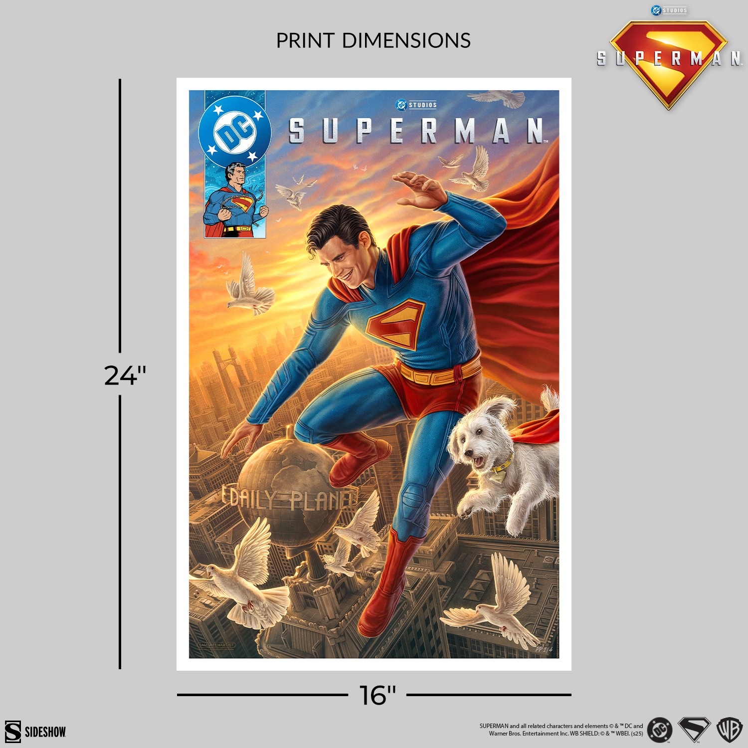 DC Comics Superman™: A Symbol of Hope Art Print  Exclusive Edition View 2