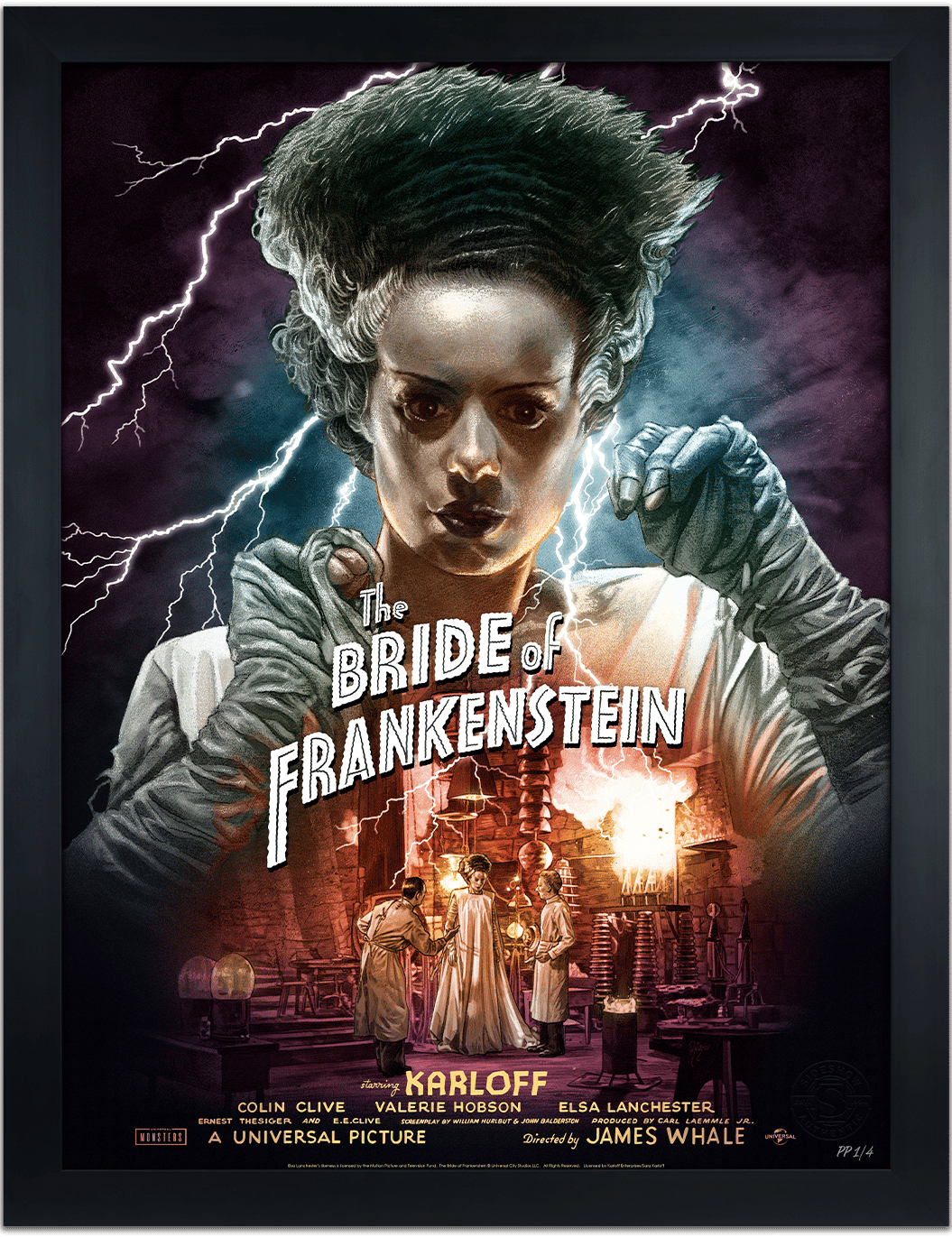 Universal Monsters Bride of Frankenstein (Color Variant) Movie Poster  View 6