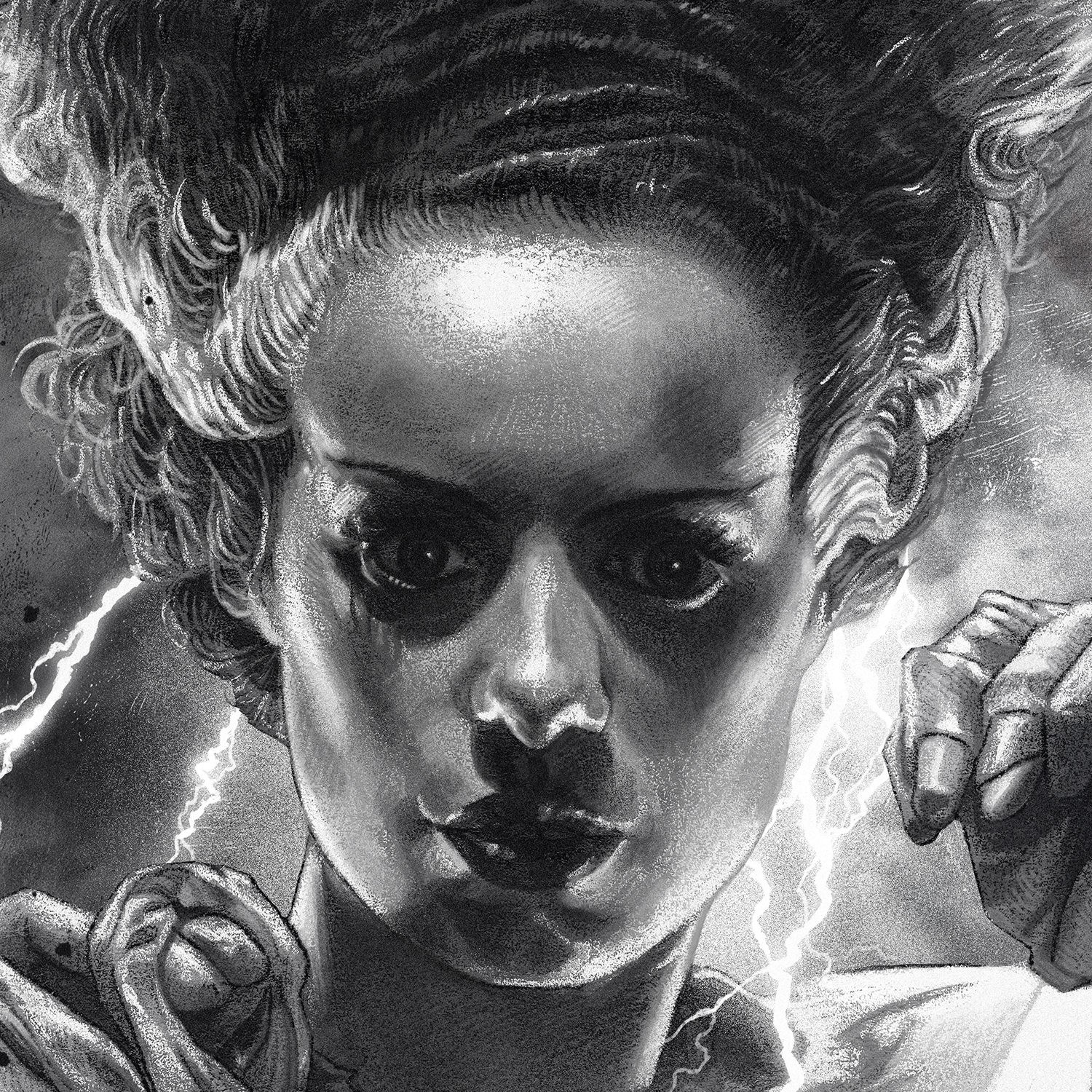 Universal Monsters Bride of Frankenstein (Silver Screen) Movie Poster  Exclusive Edition View 3