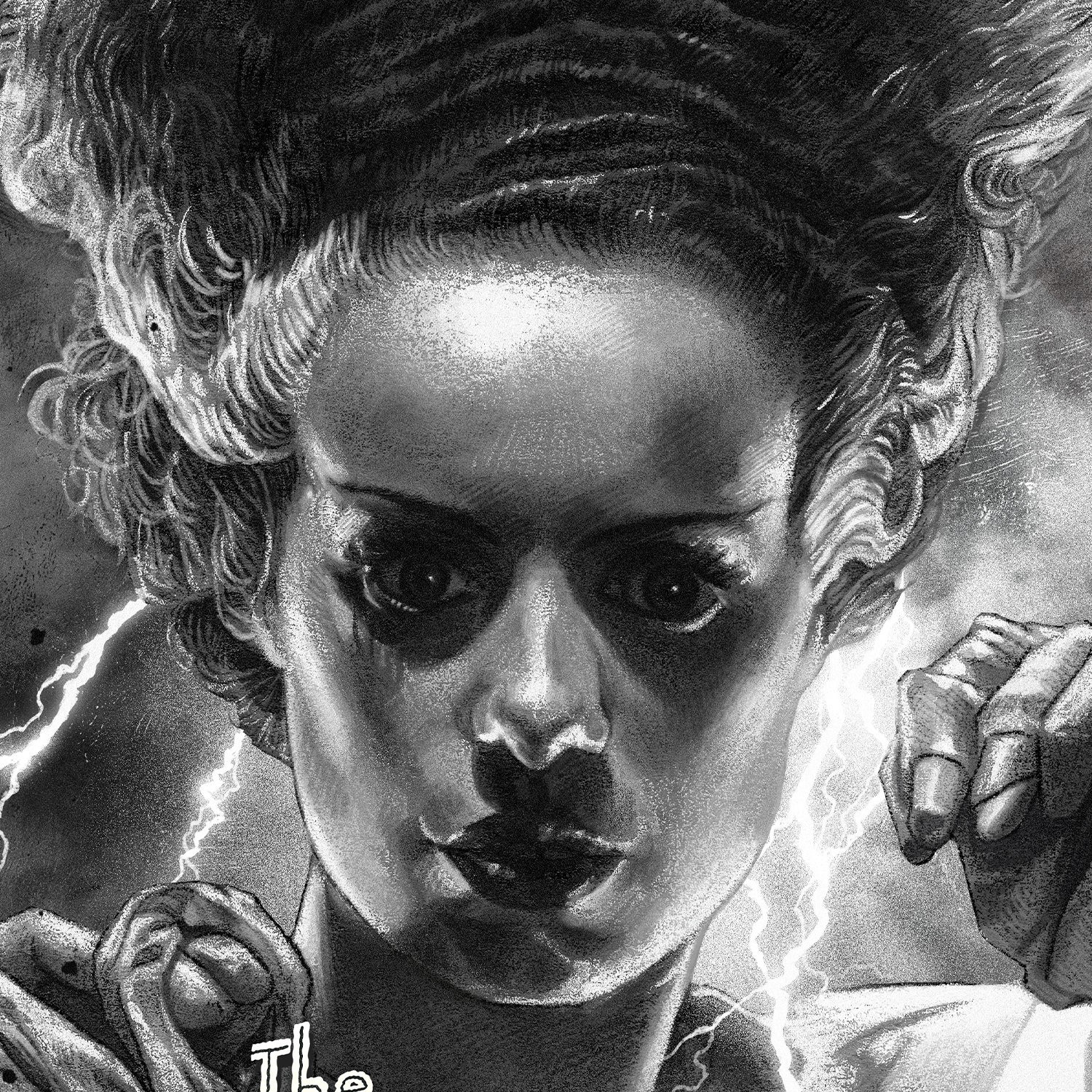 Universal Monsters Bride of Frankenstein (Silver Screen) Movie Poster  Exclusive Edition View 3