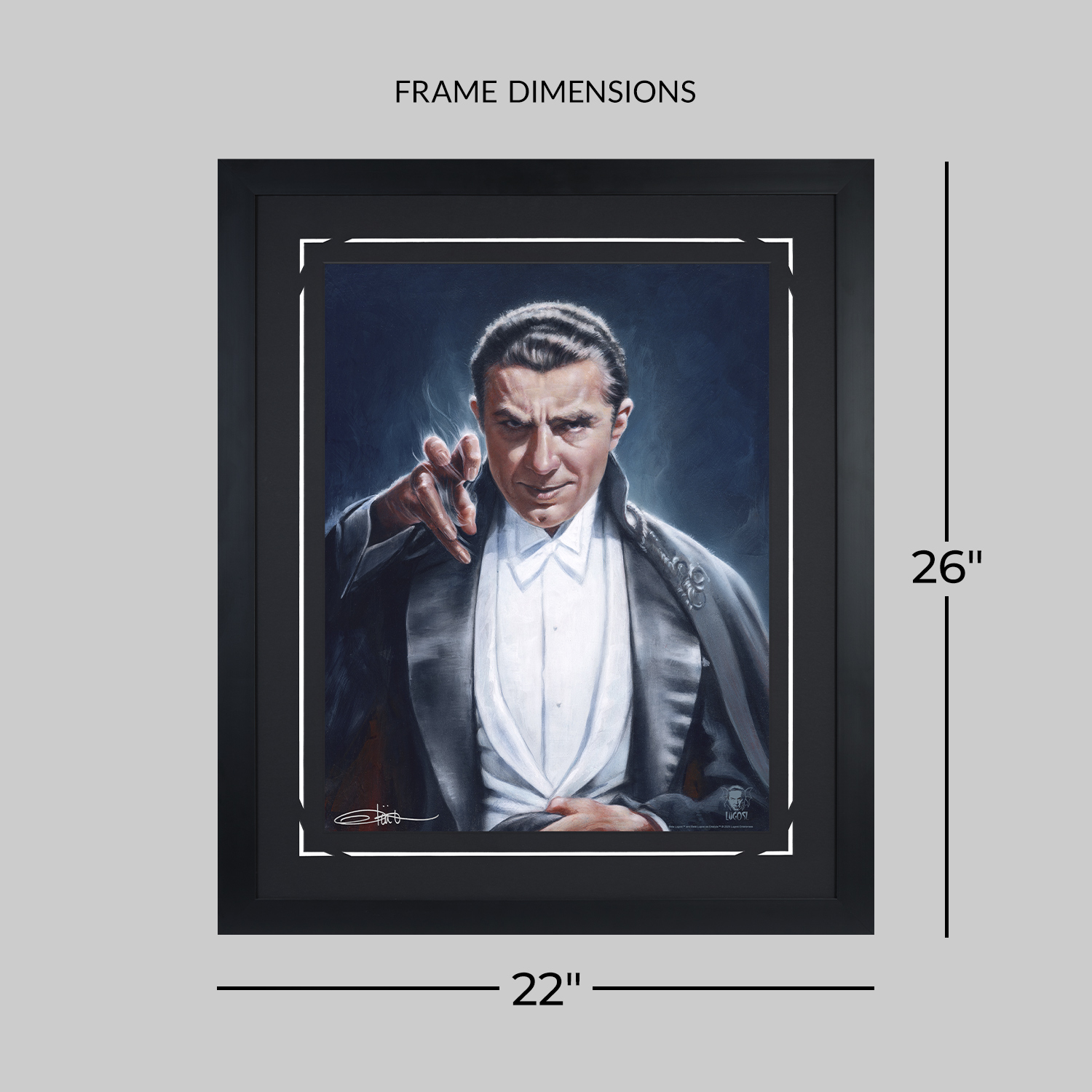 Universal Monsters Count Dracula Art Print  Exclusive Edition View 2