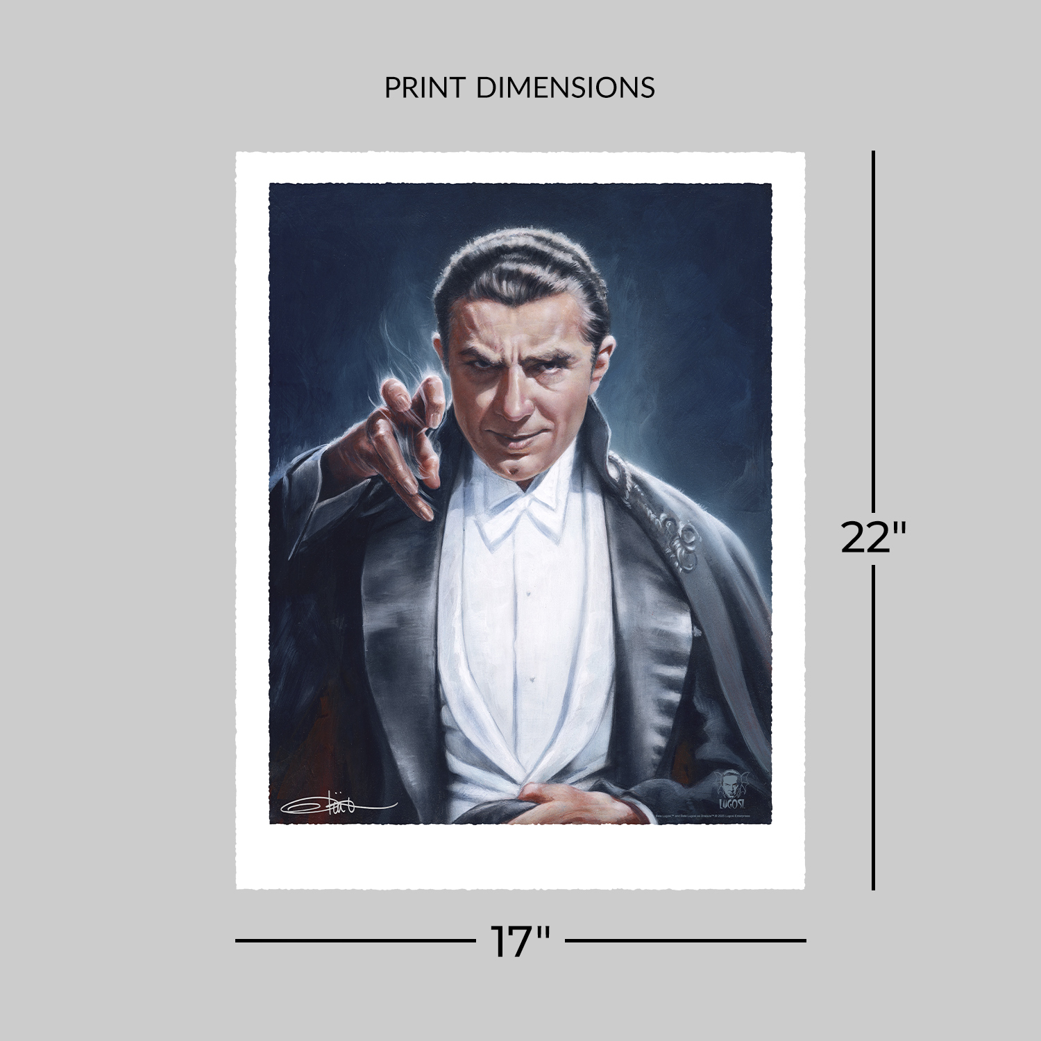 Universal Monsters Count Dracula Art Print  Exclusive Edition View 2