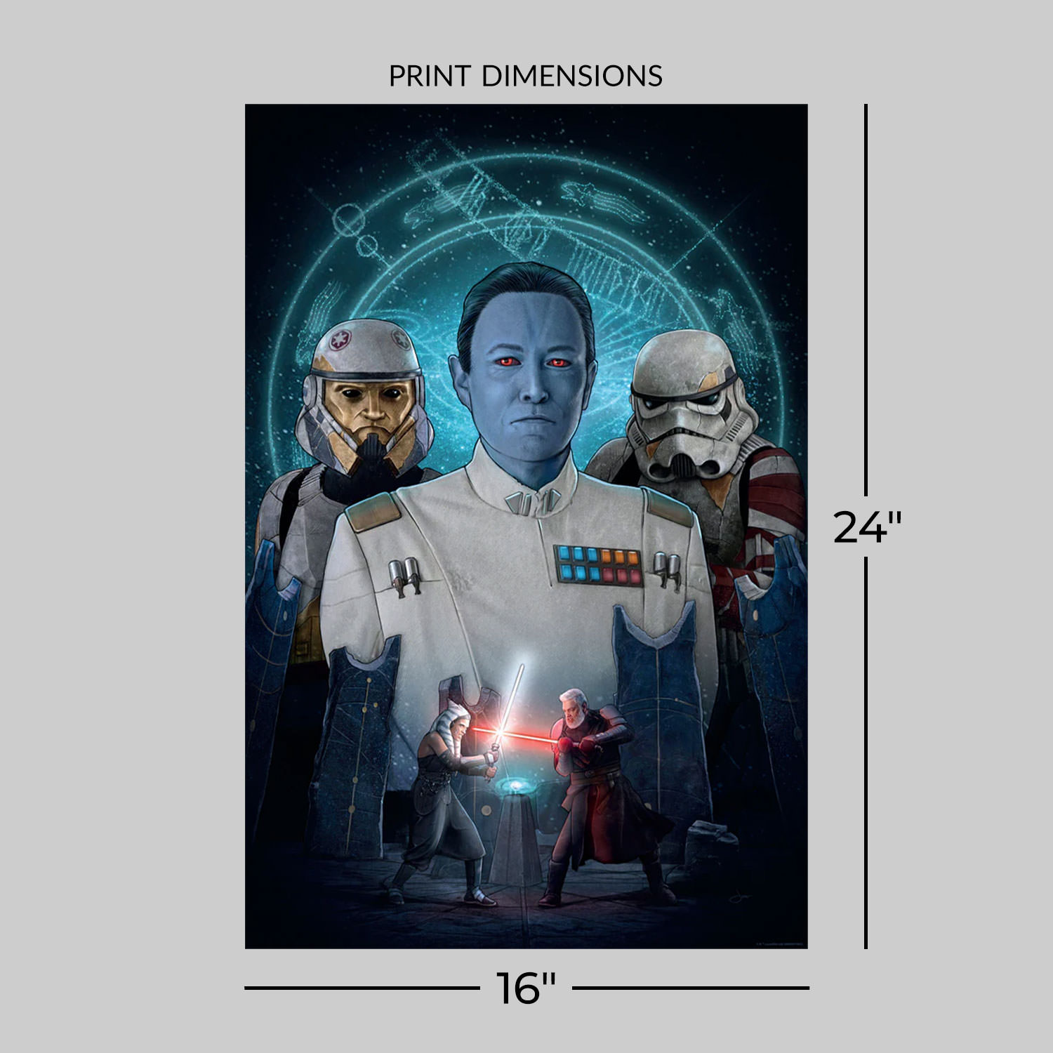 Star Wars The Map to Grand Admiral Thrawn Art Print  View 2