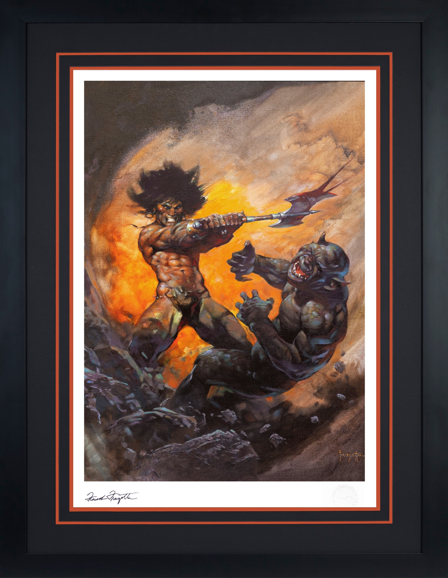 Frank Frazetta Barbarian with an Axe Art Print  View 6