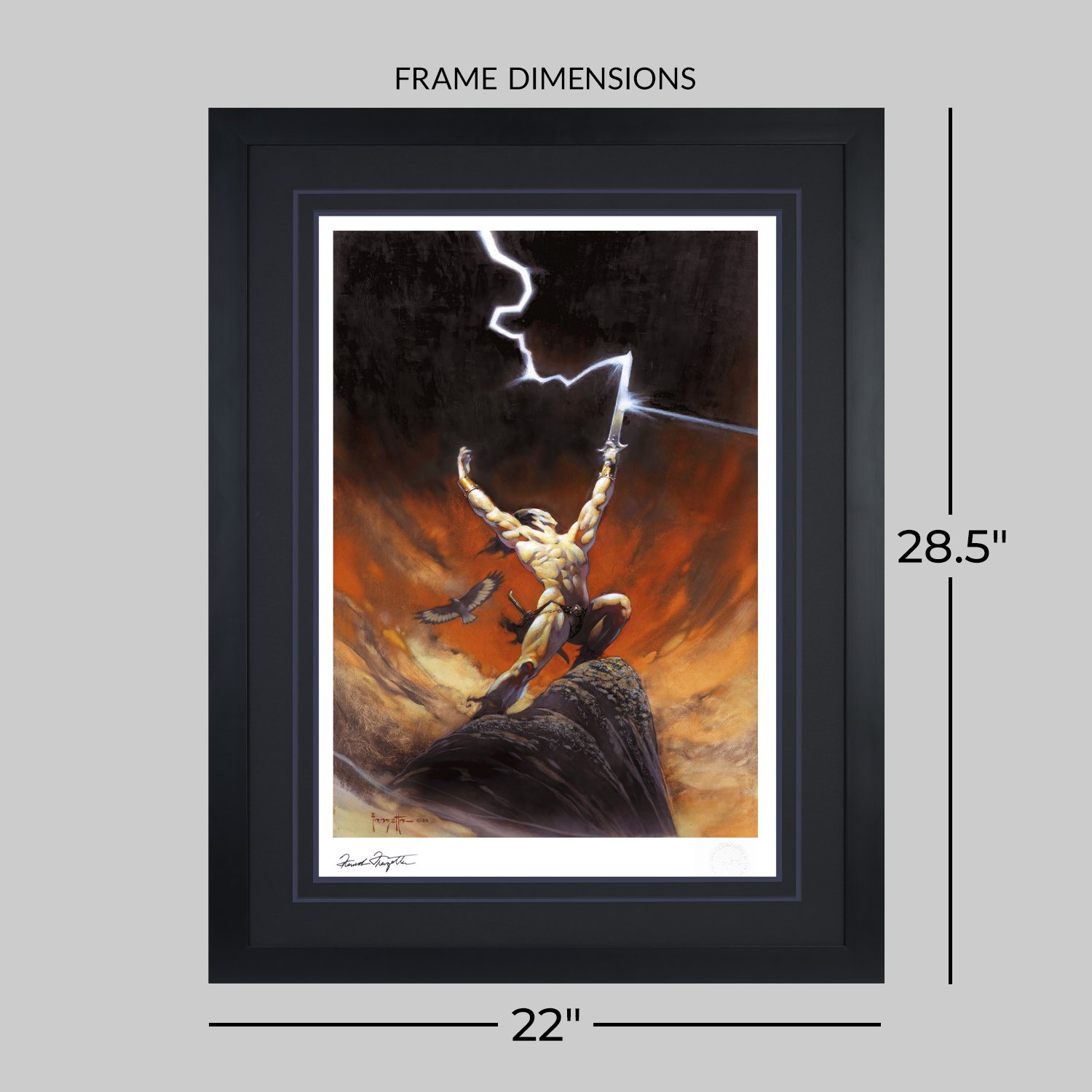 Frank Frazetta The Tempest Art Print  View 2