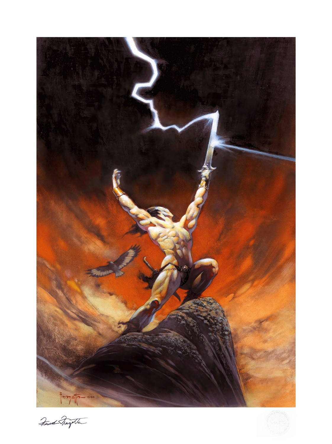 Frank Frazetta The Tempest Art Print  View 5