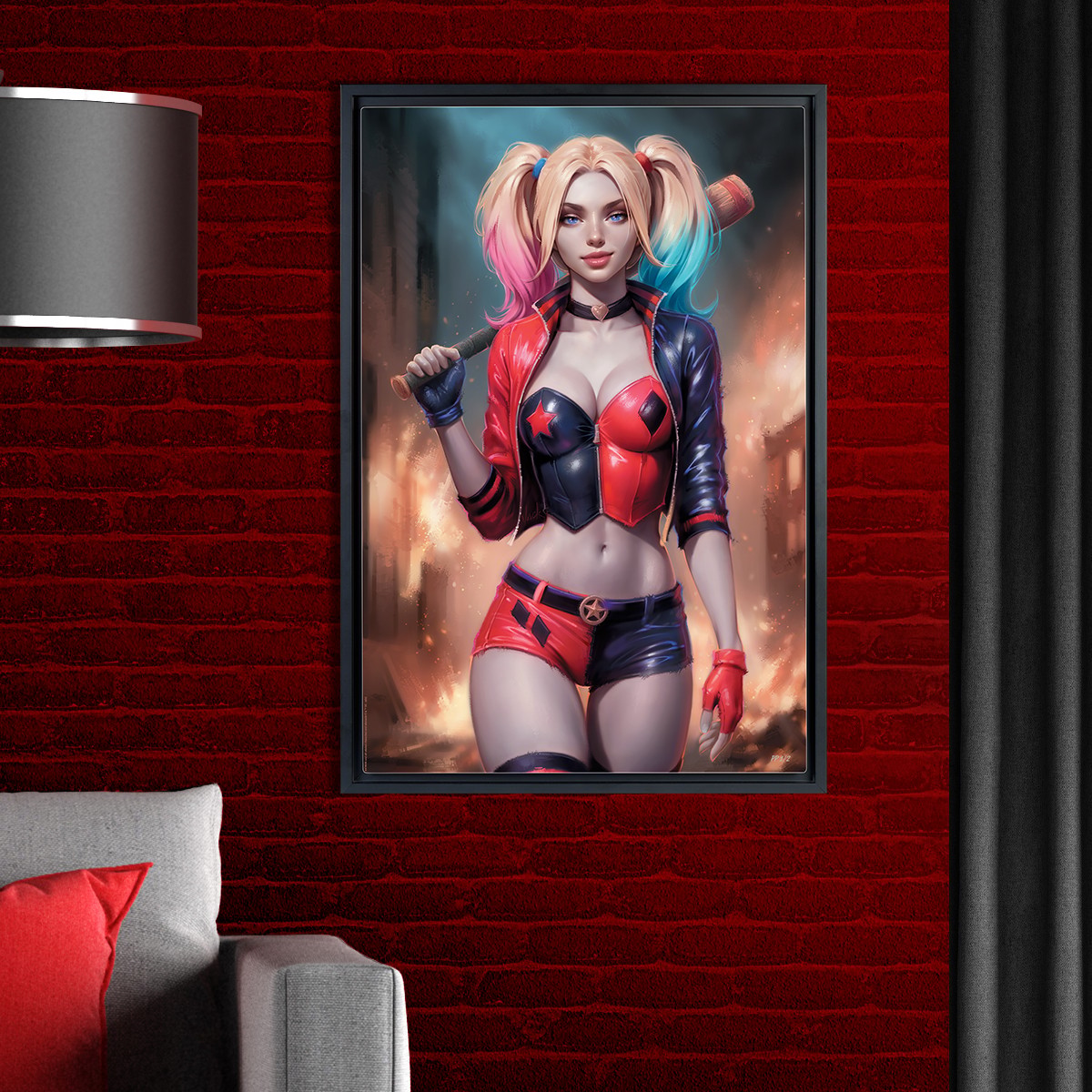 DC Comics Harley Quinn™ Art Print  Exclusive Edition View 1
