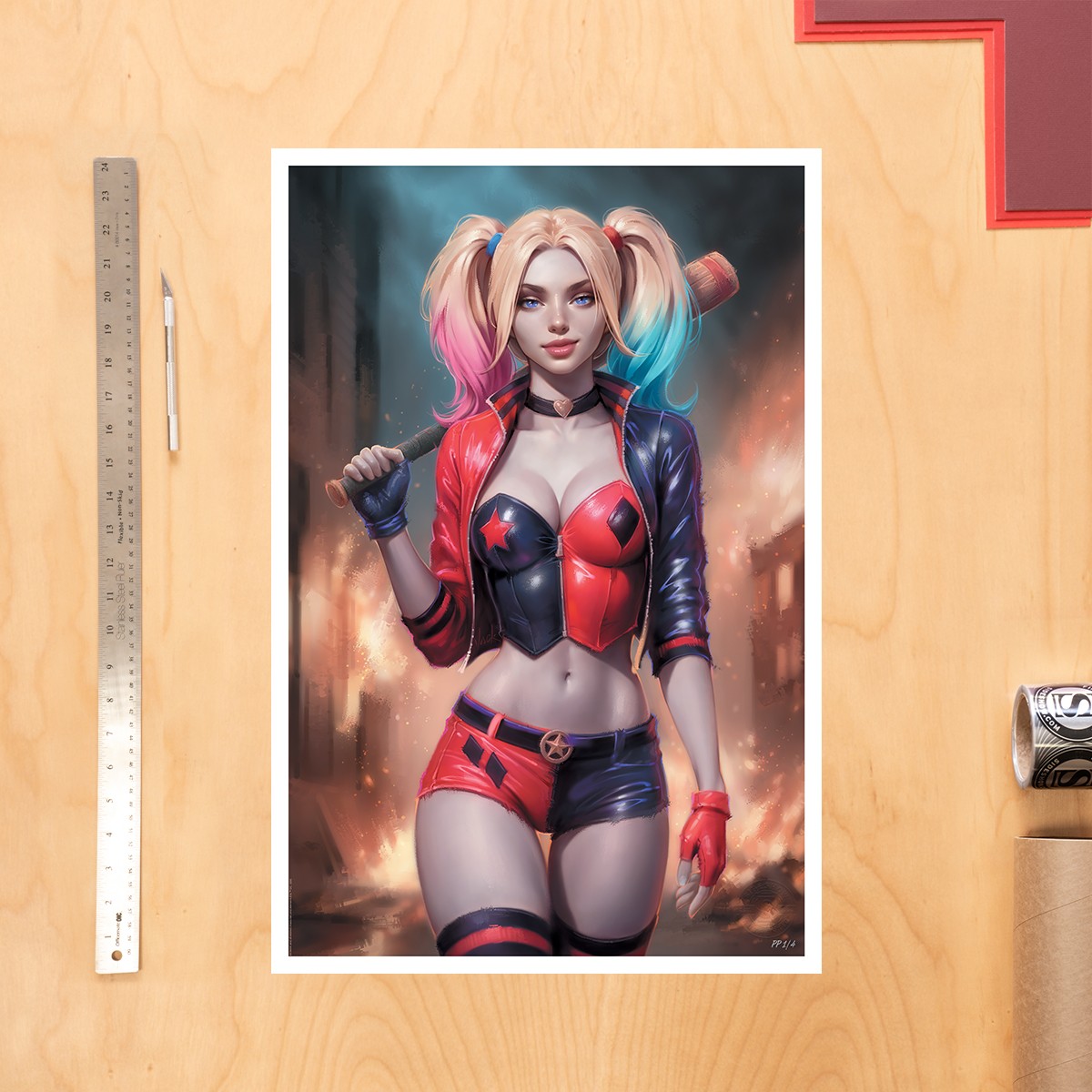DC Comics Harley Quinn™ Art Print  Exclusive Edition View 1