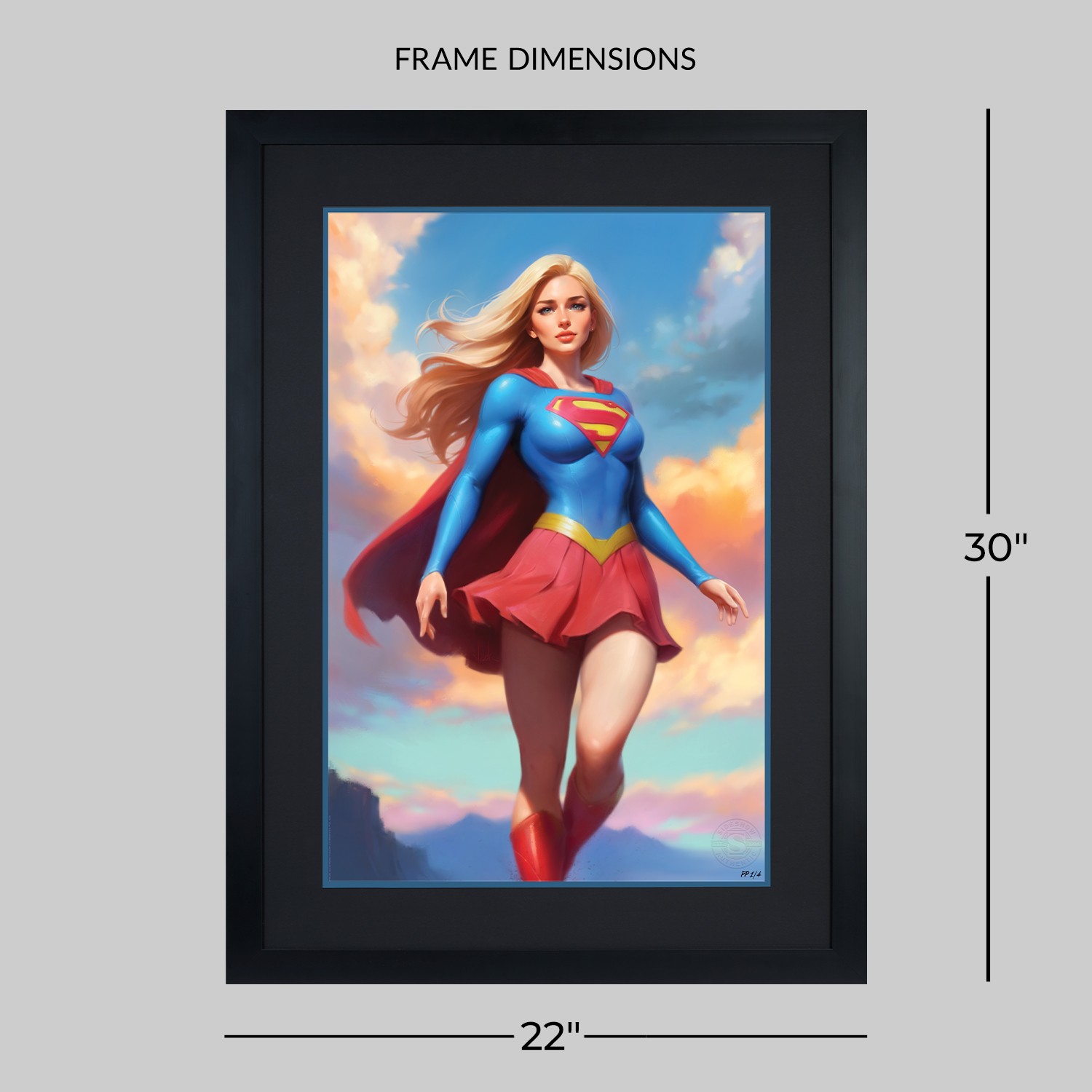DC Comics Supergirl Art Print  Exclusive Edition View 2