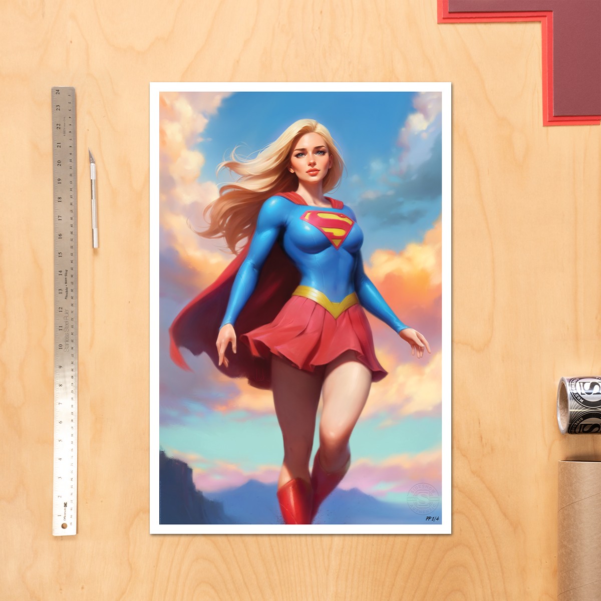 DC Comics Supergirl Art Print  Exclusive Edition View 1