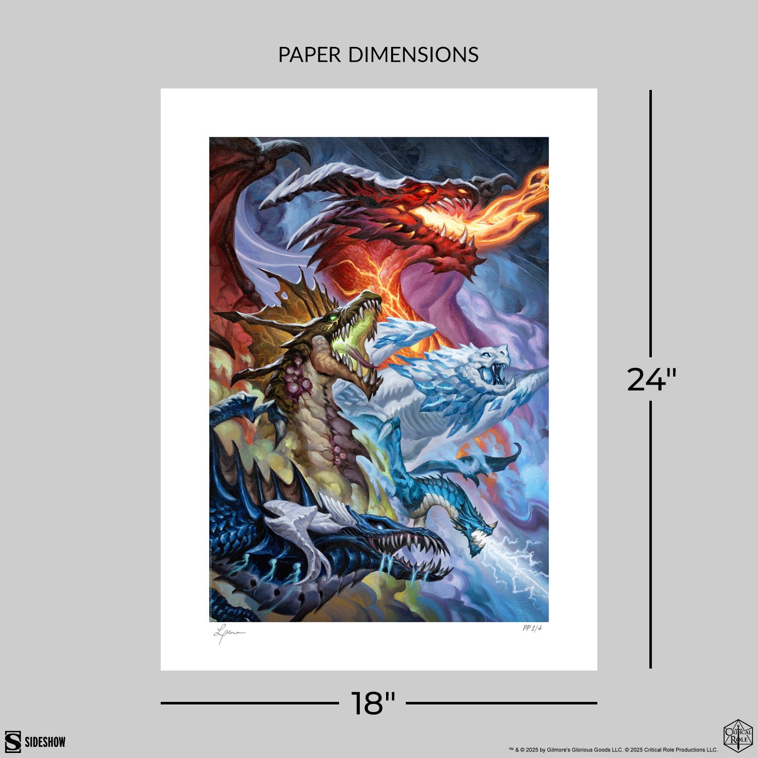 Critical Role Vox Machina: The Chroma Conclave Art Print  Exclusive Edition View 2