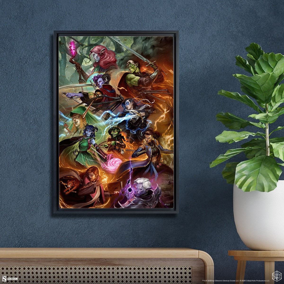 Critical Role Critical Role: Mighty Nein Art Print  Exclusive Edition View 1