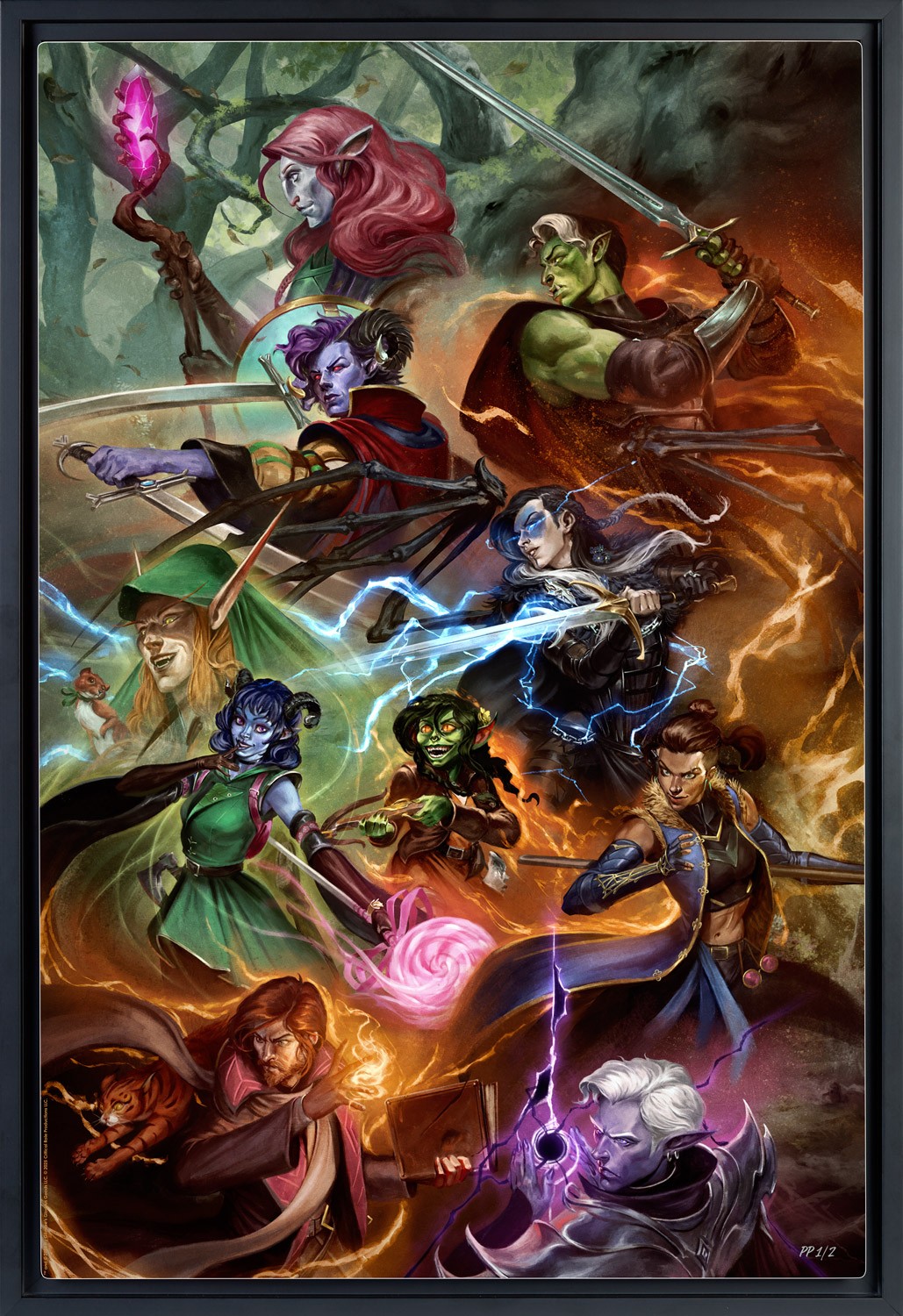 Critical Role Critical Role: Mighty Nein Art Print  Exclusive Edition View 8