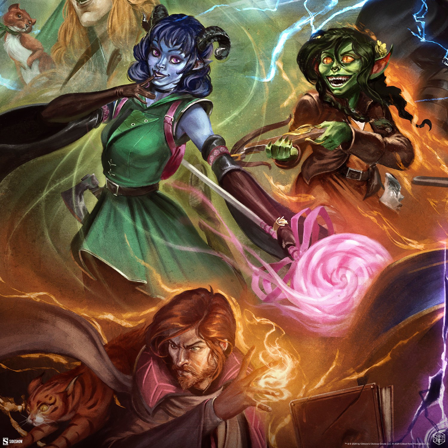 Critical Role Critical Role: Mighty Nein Art Print  Exclusive Edition View 5