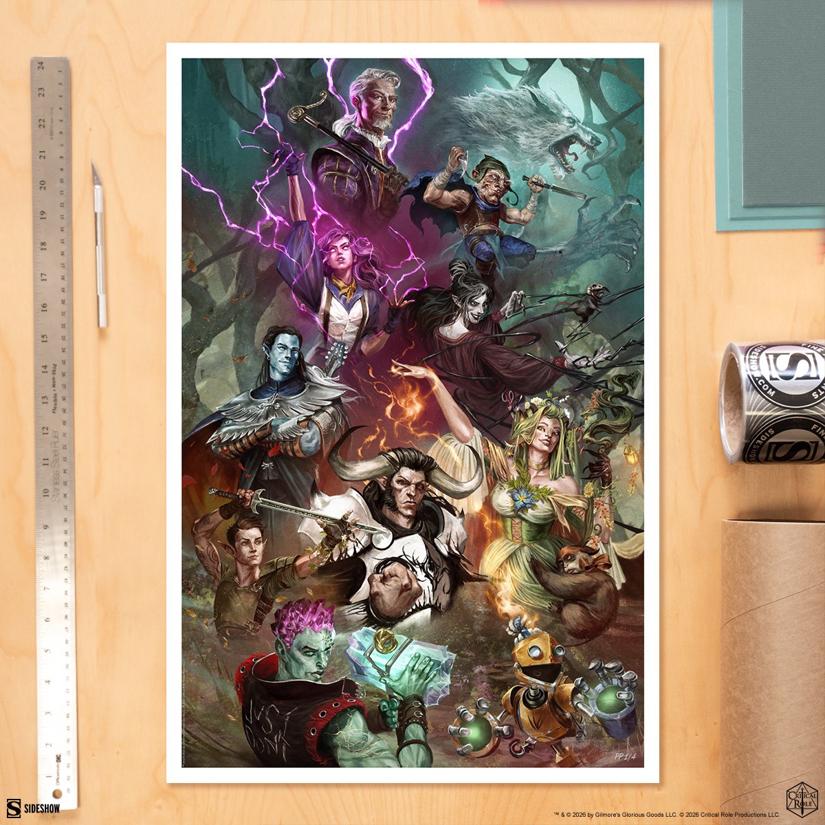 Critical Role Critical Role: Bells Hells Art Print  Exclusive Edition View 1