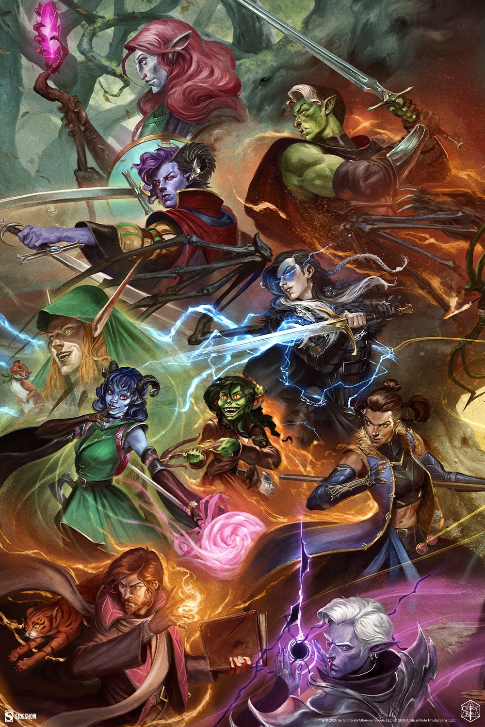 Critical Role Critical Role: Legends of Exandria Art Print  Exclusive Edition View 3