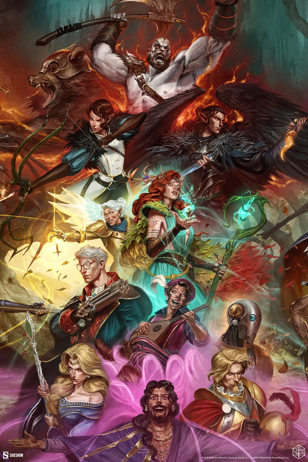 Critical Role Critical Role: Legends of Exandria Art Print  Exclusive Edition View 4
