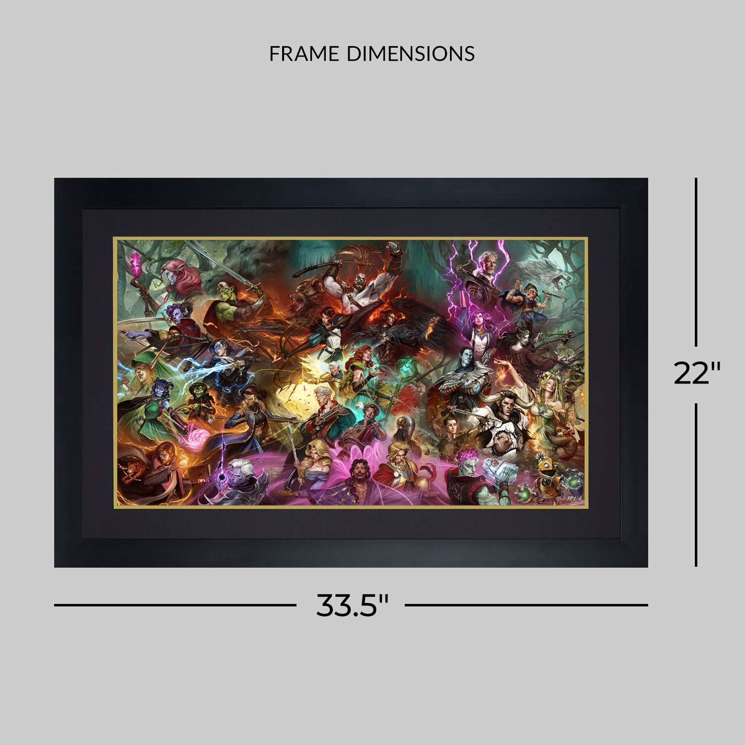 Critical Role Critical Role: Legends of Exandria Art Print  Exclusive Edition View 2