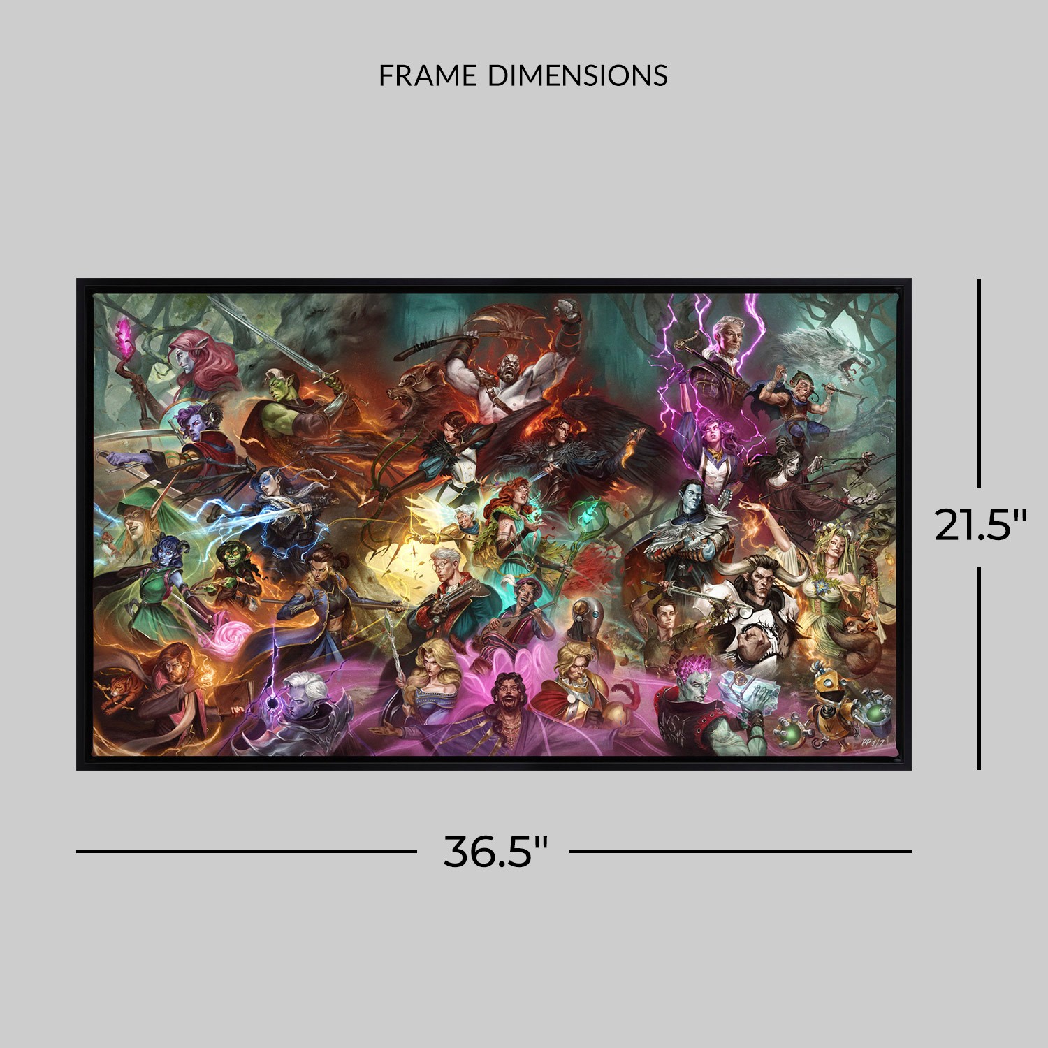 Critical Role Critical Role: Legends of Exandria Art Print  Exclusive Edition View 2