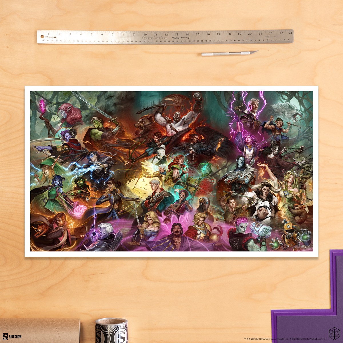 Critical Role Critical Role: Legends of Exandria Art Print  Exclusive Edition View 1