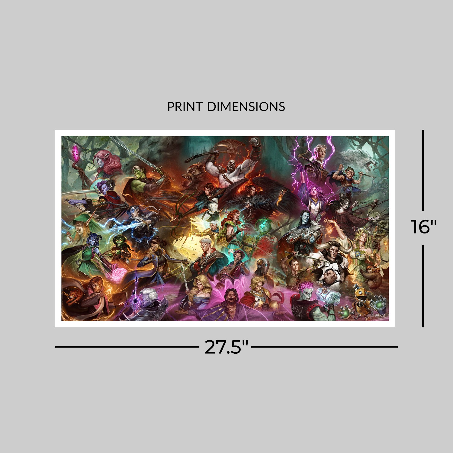 Critical Role Critical Role: Legends of Exandria Art Print  Exclusive Edition View 2