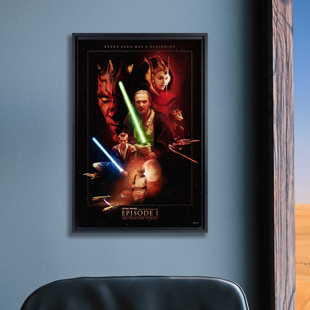 Star Wars Episode I: The Phantom Menace Movie Poster  Exclusive Edition View 1