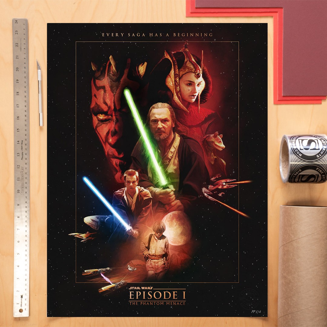 Star Wars Episode I: The Phantom Menace Art Print  Exclusive Edition View 1