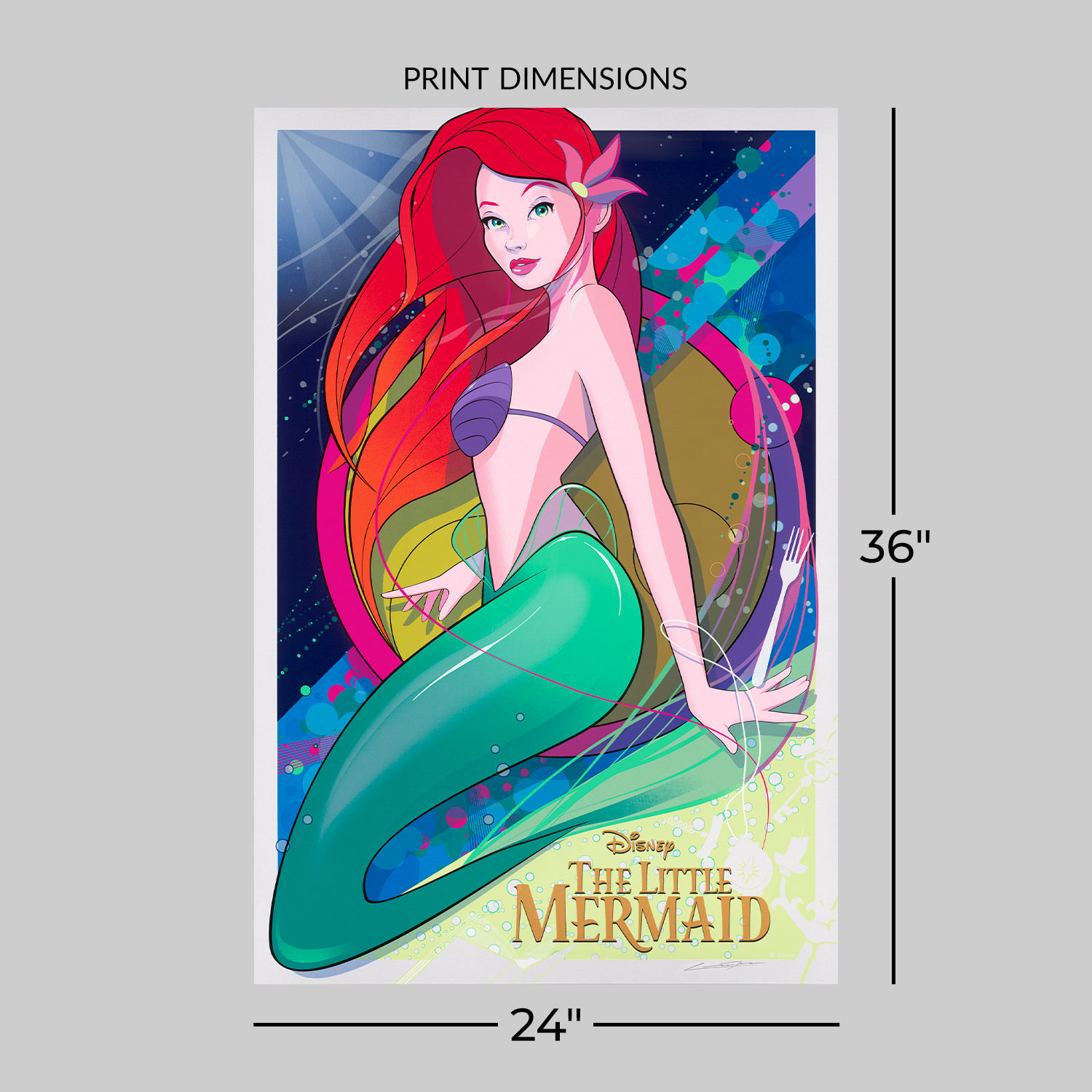The Little Mermaid Movie Poster by Cyclops Print Works | Sideshow