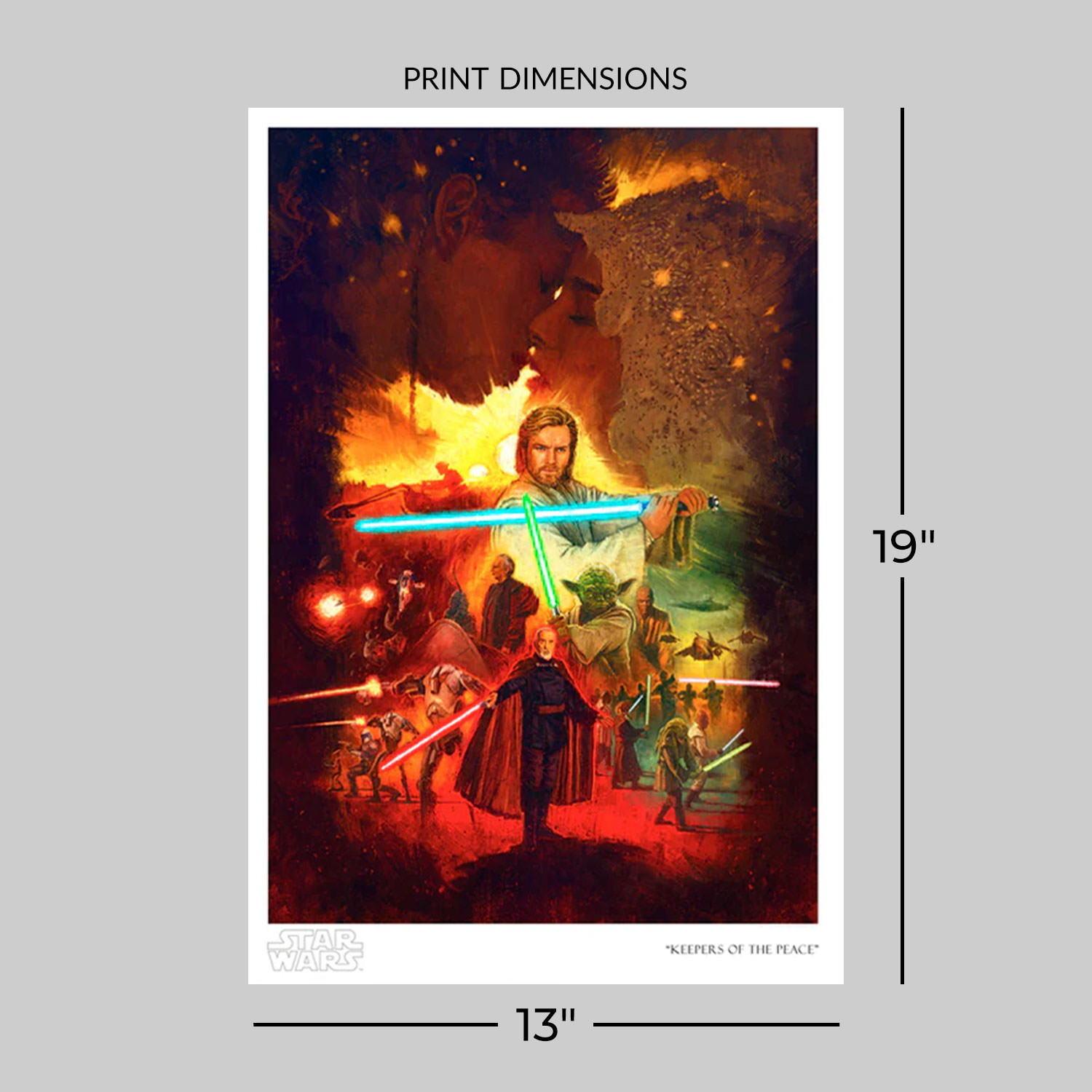 Star Wars Keepers of the Peace Art Print  View 2