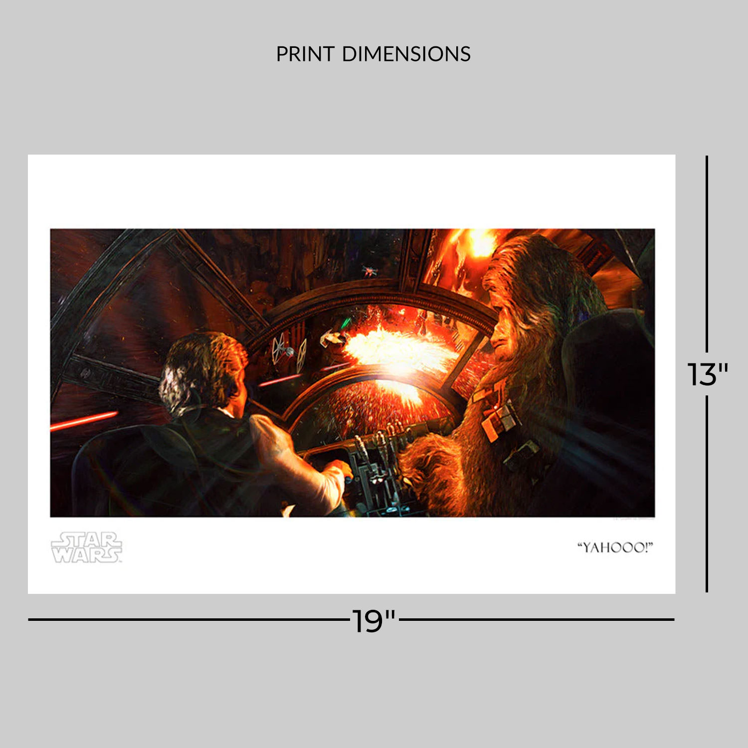 Star Wars Yahooo! Art Print  View 2