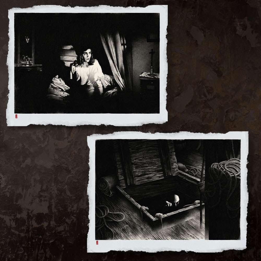 Nosferatu Nosferatu Mini Print Set of 2 Art Print  View 1