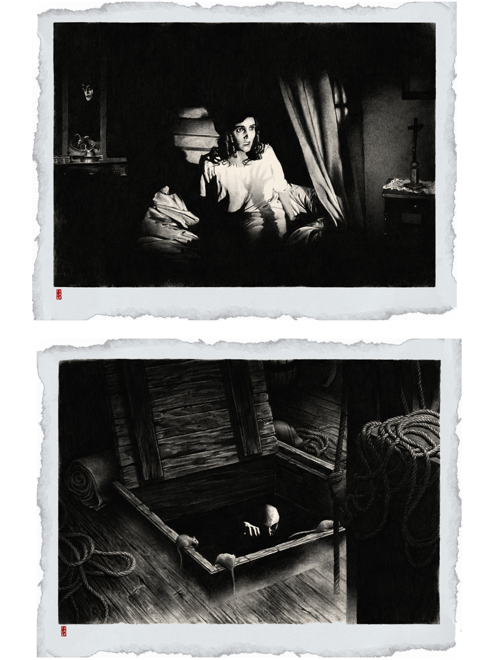 Nosferatu Nosferatu Mini Print Set of 2 Art Print  View 5