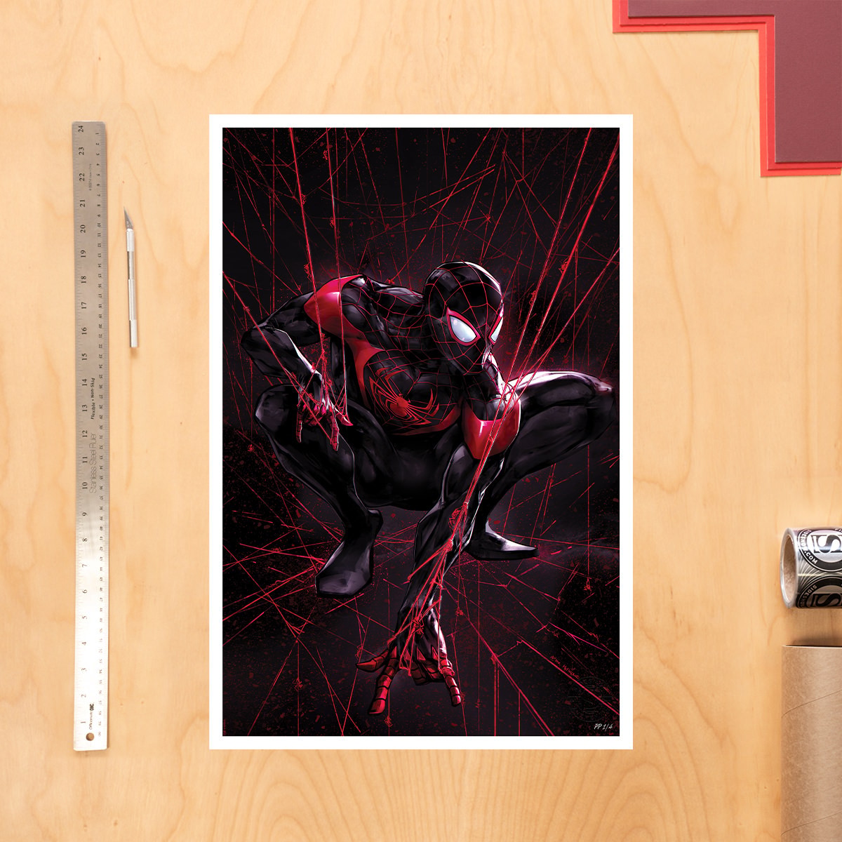 Marvel Spider-Man Miles Morales Art Print  Exclusive Edition View 1