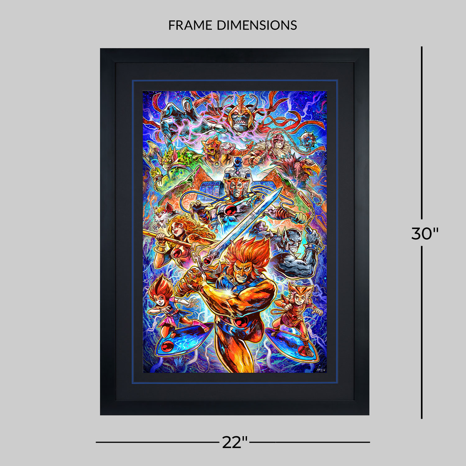 ThunderCats Let’s Go ThunderCats! Art Print  Exclusive Edition View 2