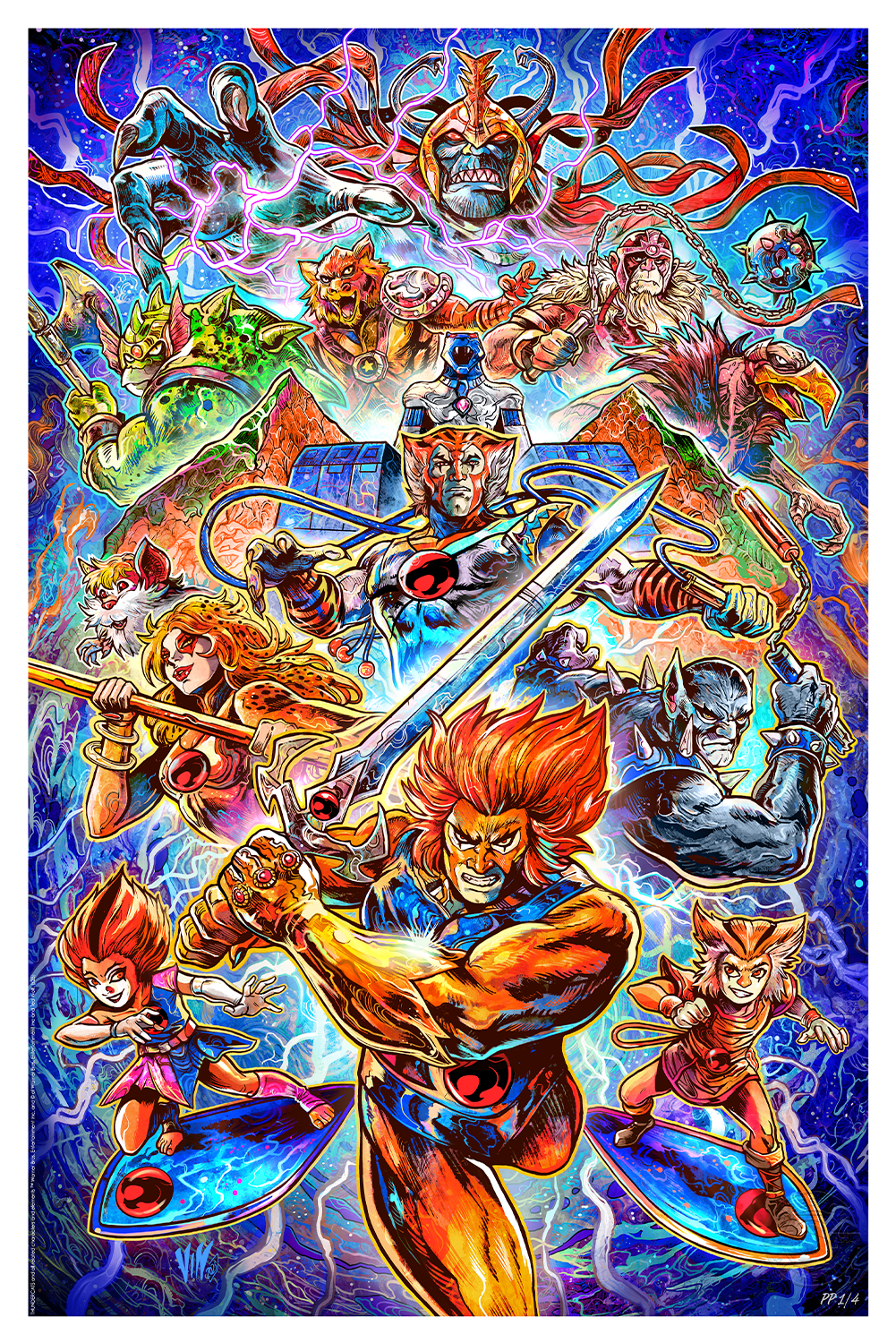 ThunderCats Let’s Go ThunderCats! Art Print  Exclusive Edition View 7