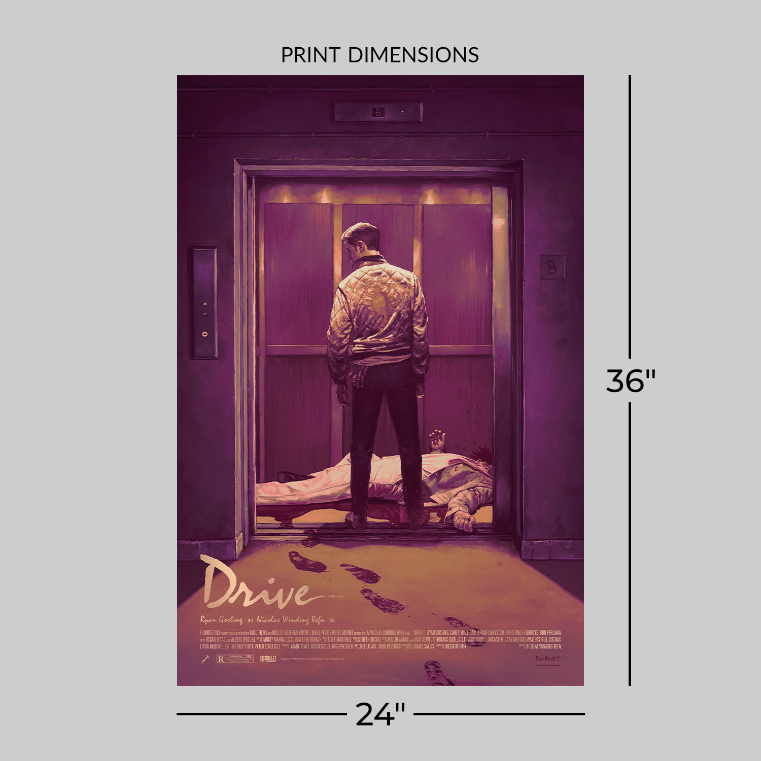Drive Drive (Gold Metallic Variant) Movie Poster  View 2