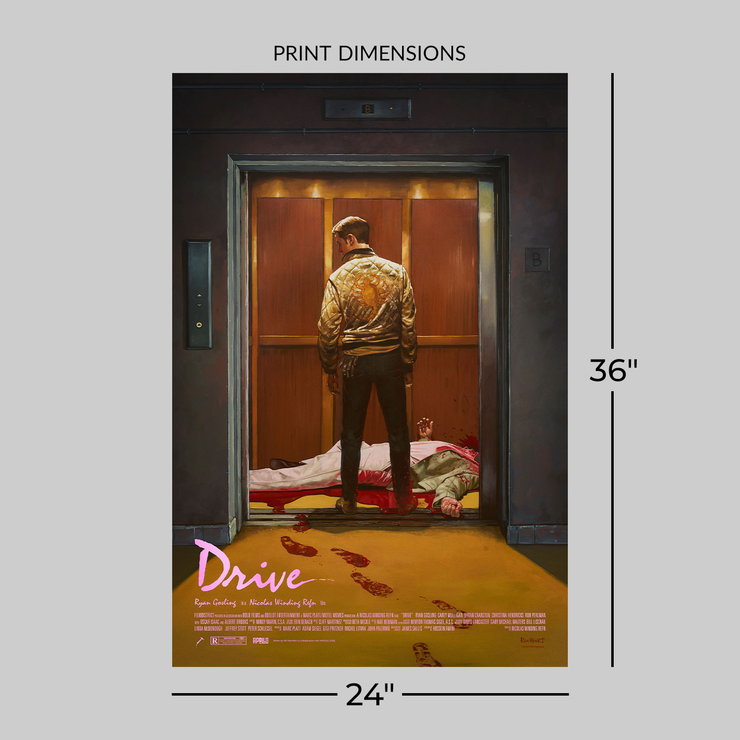 Drive Drive (Varnish Regular) Movie Poster  View 2