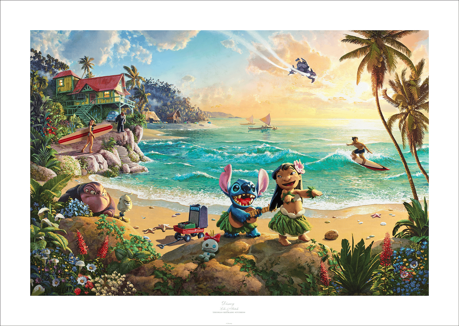 Lilo & Stitch Art Print by Art Brand Studios | Sideshow Collectibles