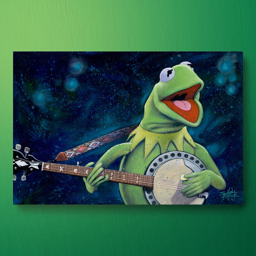 Disney Kermit and His Banjo Art Print  View 1